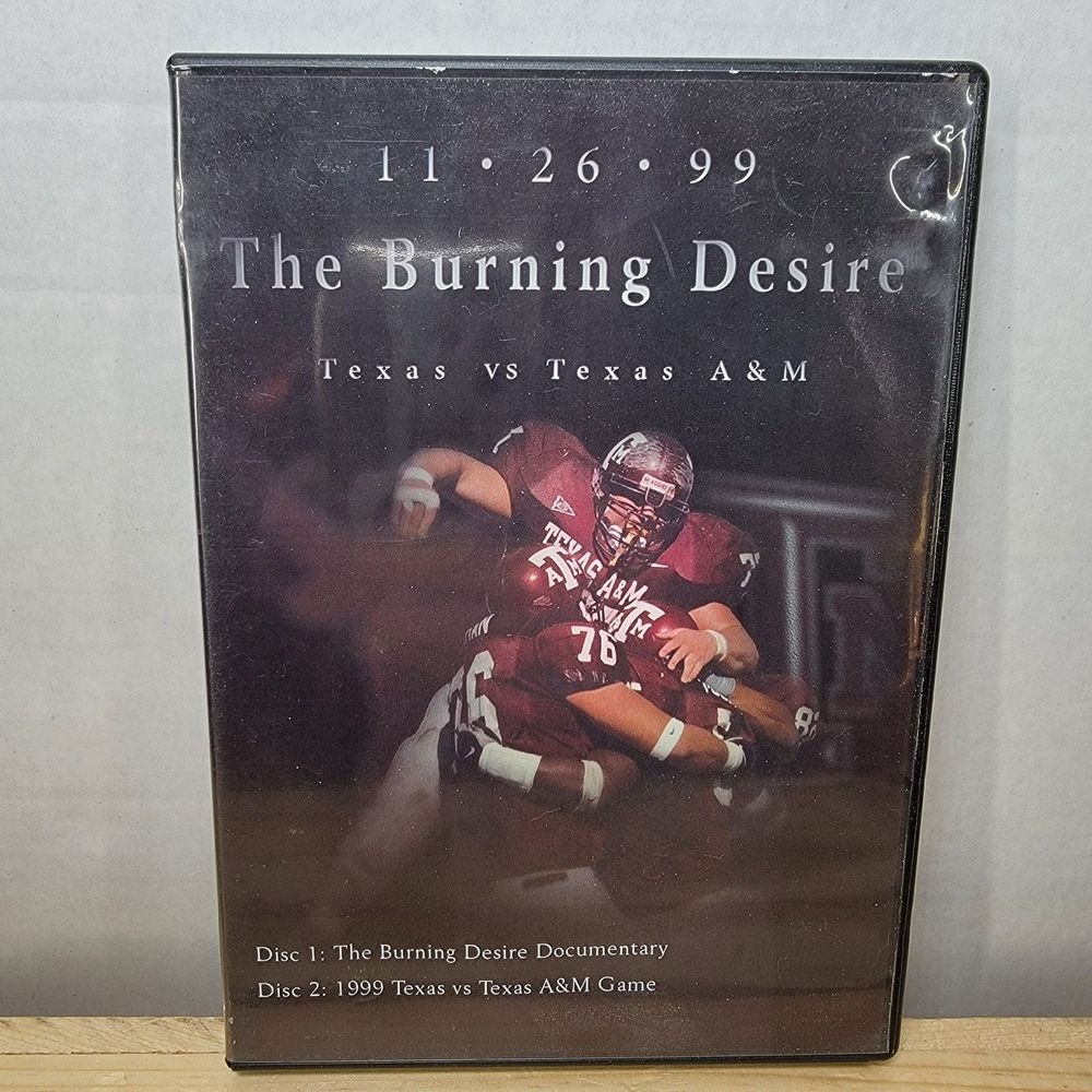 DVD The Burning Desire: Texas Vs Texas A&M 11*26*99 - 2-disc set